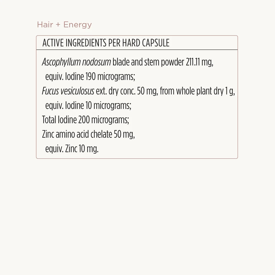 Auréa™ Hair + Energy Formula