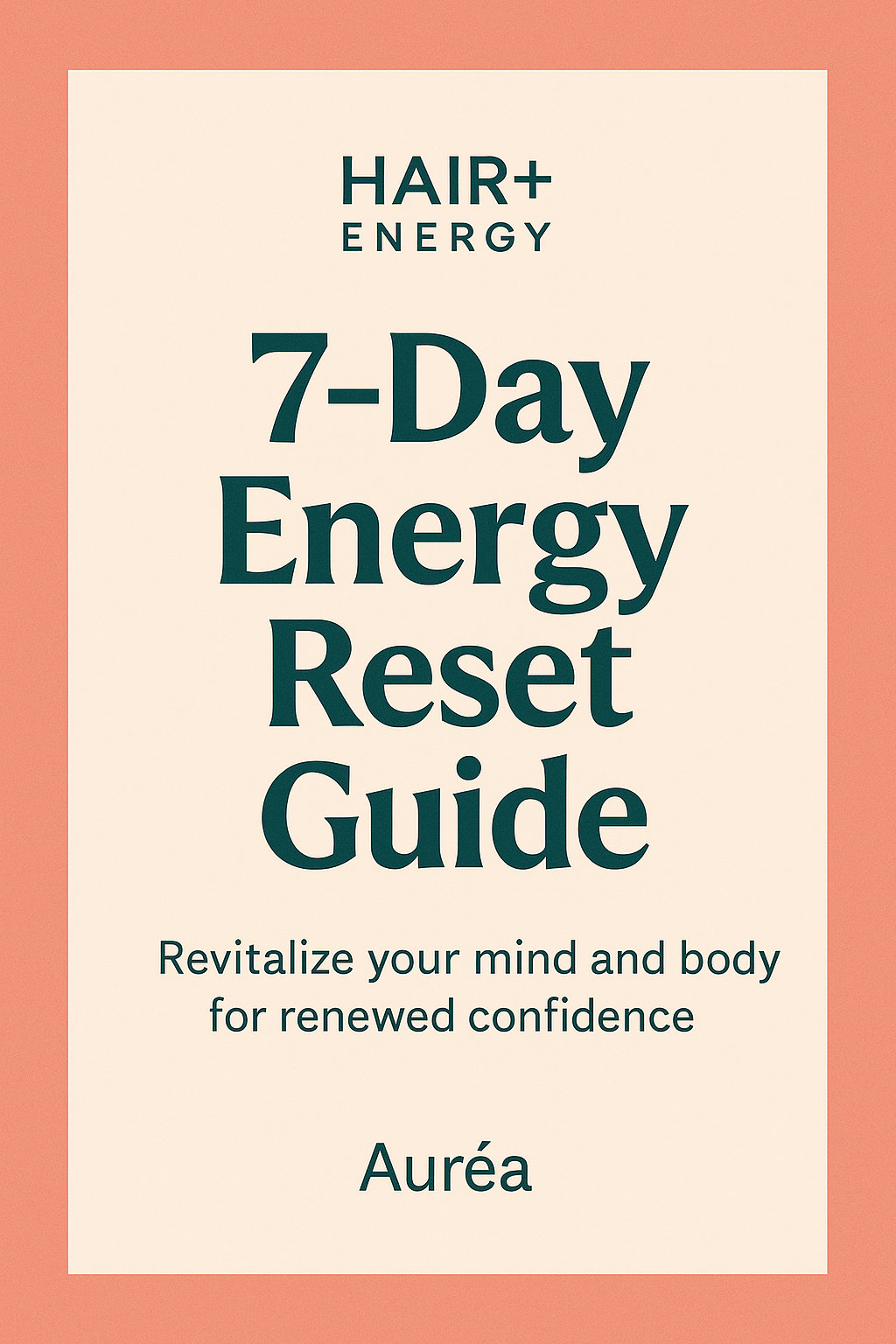7-Day Energy Reset Guide E-Book